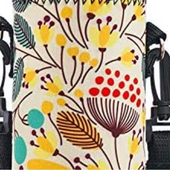 NEW Water Bottle Sling Case Bag Carrier Holder, insulated super cute 🌸 - Picture 2 of 5